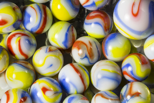 Colorful Swirl Marbles