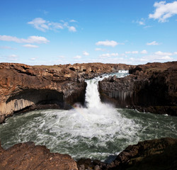 Waterfall in Iceland