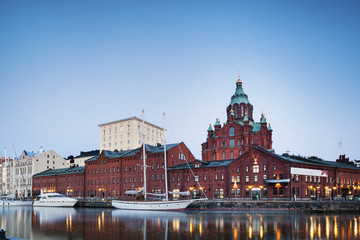 Uspenski Cathedral in the port, Helsinki