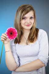 attractive smiling woman