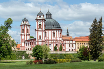 Fototapeta na wymiar Famous Baroque chateau Jaromerice nad Rokytnou