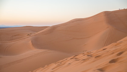 Fototapeta na wymiar Dune i ludzie