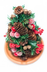 Decorated artificial Christmas Tree