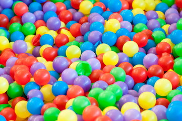 Color balls. bright colors background