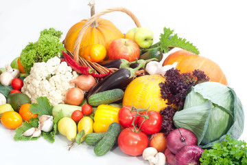 Assortment of exotic fruit