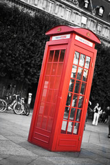 Fototapeta premium cabine téléphonique anglaise