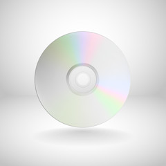 vector compact disc isolated