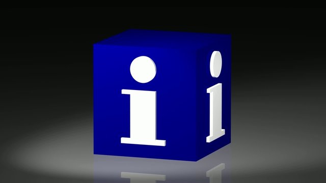 rotating information symbol - loop