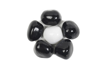 stone on the white background