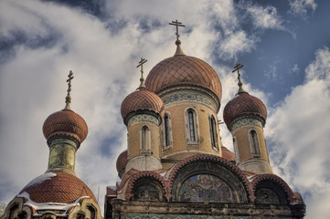 Fototapeta na wymiar Rosyjski Kościół w Rumunii