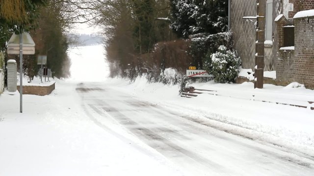 village en hiver