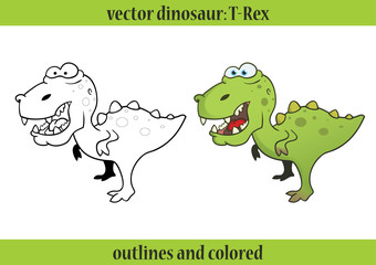 vektor dinosaurier t-rex