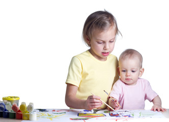 Fototapeta premium Two sisters