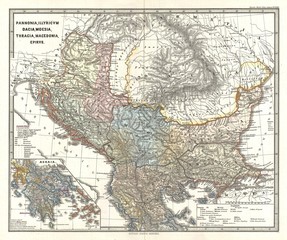 Balkans old map