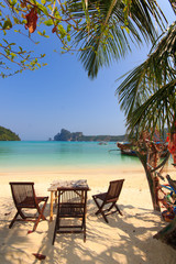 Beautiful bay of Phi Phi island Thailand