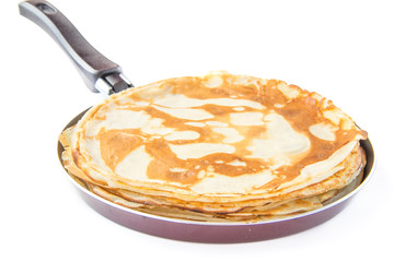 Traditional Russian pancakes for Shrovetide