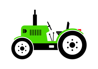 Green tractor