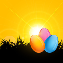 colorful easter design