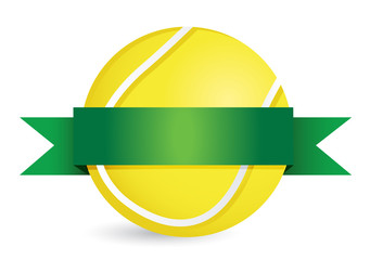 Tennis Award with blank gold label