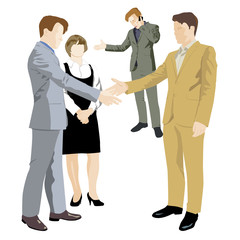 office, negotiations