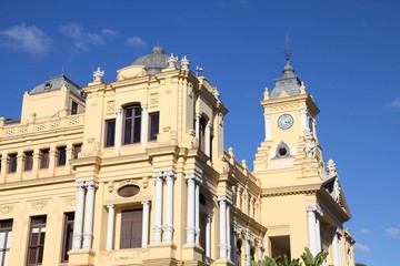 Fototapeta na wymiar Malaga, Spain - City Hall