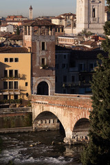 Obraz na płótnie Canvas Ponte Pietra Verona