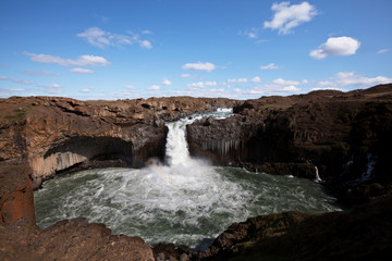 Waterfall in Iceland