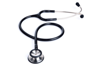 Black stethoscope