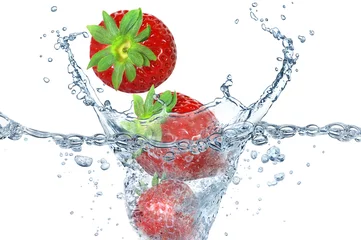 Küchenrückwand glas motiv Spritzendes Wasser Obst 443