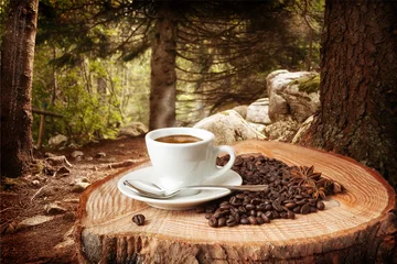 Foto op Plexiglas Koffie koffie achtergrond