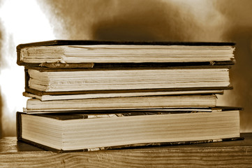 books on a shelf