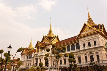 Fototapeta premium beautiful pagoda at wat phra kaew in thailand