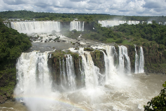Iguassu Falls Argentina from Brazil