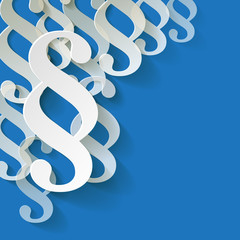 Paragraf Papier Muster Hintergrund BLAU