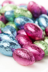 Colorful Chocolate Easter Egg Candy