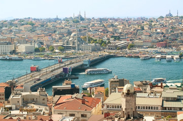 View on Istanbul from Galata tower