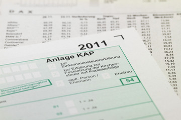 Obraz premium Podatek od zysków kapitałowych