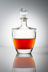 bottle of brandy (cognac)