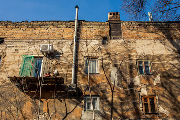Old building in Odessa, Ukraine