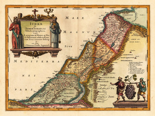 Holy Land old map