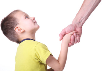 Begrüssung mit Handschlag