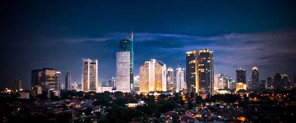 Panoramic cityscape of Indonesia capital city Jakarta © Aleksandar Todorovic
