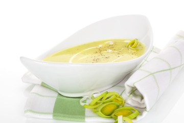 Leek soup.