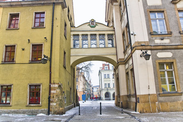 Jelenia Gora in winter time, Poland