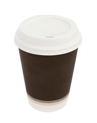 Coffee cup isolated on white background