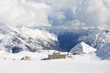 panorama dal passo Salati (Monte Rosa)