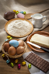 Preparazione dolci pasquali