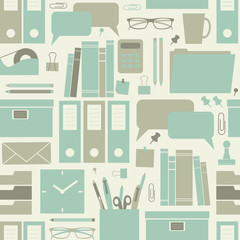 Seamless Office Pattern