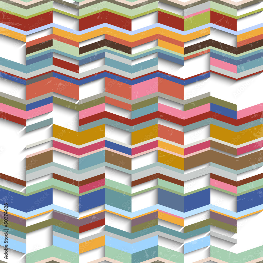 Poster retro abstract geometric background