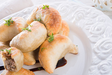 pierogi with meat